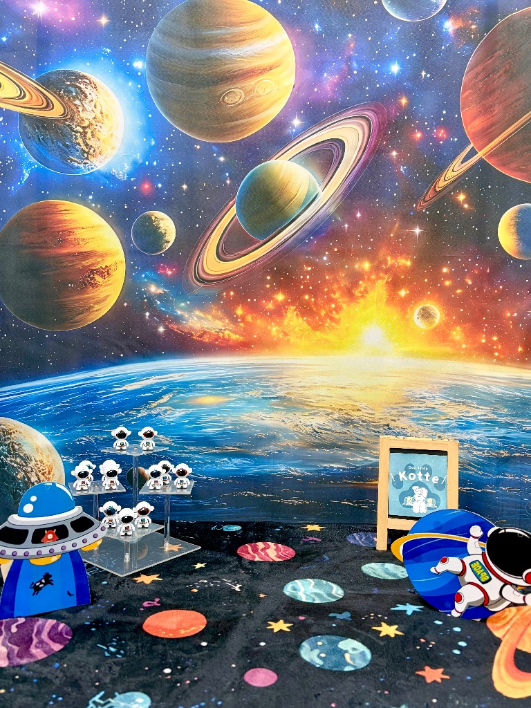 宇宙がテーマのフォトブース🚀